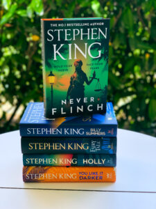la joie des livres - never flinch - Stephen kin - uk